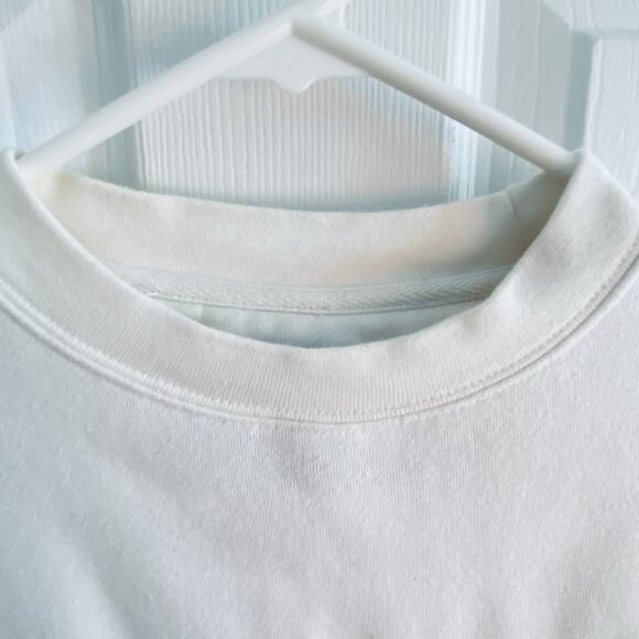 Vintage Hampton University Jansport Sweatshirt Mens Small White Pullover Shirt - Picture 4 of 6